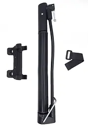 Насос велосипедний West Biking YP0711105 з підніжкою чорний 120 Psi (G0001545) - мініатюра 2