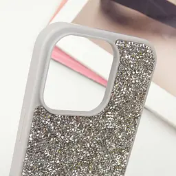 Чохол TPU Bling World Rock Diamond для Apple iPhone 14 Pro 6.1 Срібний - мініатюра 4