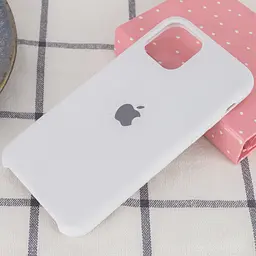 Чохол Silicone Case AA для Apple iPhone 11 Pro Max 6.5" Білий / White - мініатюра 2