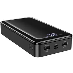 Універсальна мобільна батарея Borofone BJ8 Extreme 30000mAh 2хUSB (Чорний) - мініатюра 5