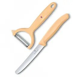 Набір ножів Victorinox SwissClassic Paring Set Tomato and Kiwi Light Orange (6.7116.23L92)