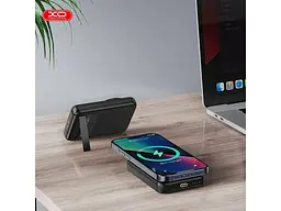 Зовнішній акумулятор (павербанк) XO PR264 10000mAh Black (PR264.black) - мініатюра 4