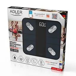 Підлогові ваги Adler AD 8186 Black Smart - мініатюра 10