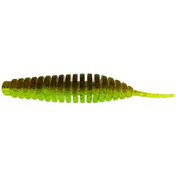 Силікон FishUP Tanta 2.5" #204 - Green Pumpkin/Chartreuse (8 шт/уп)