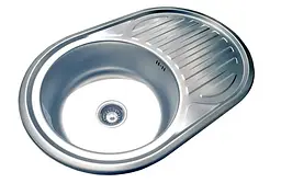 Кухонна мийка Romzha Dana Nova Satin RO48485, Сірий - мініатюра 4