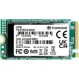 Накопичувач SSD Transcend m.2 NVMe 2TB MTE400S (TS2TMTE400S) (FFMSTR02161)