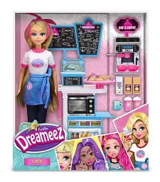 Ігровий набір Dreameez Кав'ярня FV81002 з лялькою 30 см, різнобарвний
