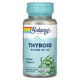 Комплексы для поддержки щитовидки Thyroid Blend SP-26 100 капсул Solaray vit0005604