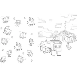 Офіційна розмальовка пригод Артбукс Minecraft 48 сторінок (9786175230541) - мініатюра 2