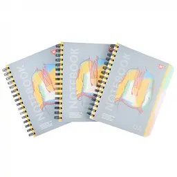 Зошит для записів Yes Notebook UA А5 144 аркуші пластикова обкладинка 3 шт. (681951) - мініатюра 3