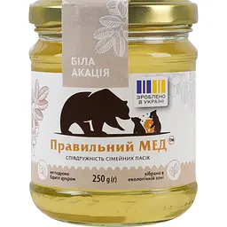 Мед акацієвий Правильний мед 250 г