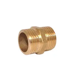 Ніпель Lexline Profi К.0501-ВЛ 1/2" ПН посилений латунь 30412 - мініатюра 2