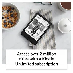 Електронна книга Amazon Kindle 11th Gen 2022 Black Refurbished, пам"ять 16GB, дисплей 6 E Ink Carta, HD-екран, дисплей антивідблиску, підсвічування, сенсорний екран, функція читання вголос, Bluetooth/Wi-Fi, веб-браузер, 300 dpi, чорна - мініатюра 7