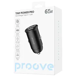 АЗП Proove Tiny Power Pro 65W (USB + Type-C), в асортименті - мініатюра 2