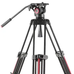 Штатив трисекційний No Brand LN-010 Aluminum alloy 170 см Чорно-червоний (2543821678) - мініатюра 2