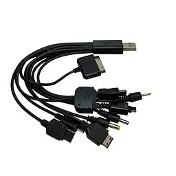 Зарядний пристрій у прикурювач Mobi Charger 10in1 683 12/24/220 V 1 A, USB заряджання в авто для телефона - мініатюра 3
