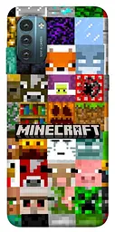 Чохол Demsky Minecraft collage для Nokia G21