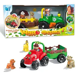 Трактор музичний WToys 37586 Червоний