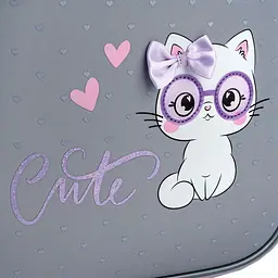 Рюкзак GoPack Education 165S Cute Cat Чорно-сірий (GO26-165S-3) - мініатюра 13
