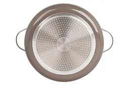 Каструля зі скляною антипригарною кришкою Maestro MR-4009-24 діаметр 24 см на 4.1л Ceramic алюміній - мініатюра 4
