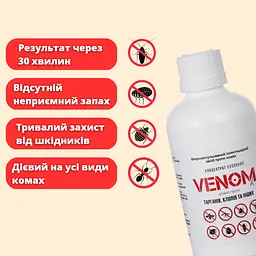Засіб від клопів і тарганів Venom 500 мл - мініатюра 4