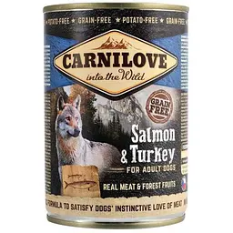 Вологий корм Carnilove Salmon & Turkey для собак лосось та індичка 400 г