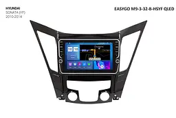 Штатна автомагнітола EasyGo M9-3-32-B-HSYF QLED Hyundai Sonata (YF) 2010-2014