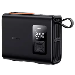 Автомобільний насос Baseus Mega EnergyPump Series Dual Cylinder 6000 mAh (CRNL060001) Black - мініатюра 2