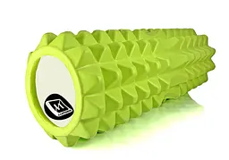 Масажний ролик EasyFit Grid Roller 33 см v.1.2 Салатовий - мініатюра 3