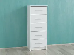 Комод на 5 ящиків Forte Leif 410x1060x350 Білий (id27-0000-91-white) - мініатюра 1