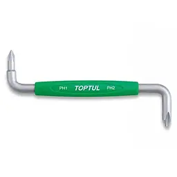 Викрутка Toptul вороток хрестова S-подібна PH1xPH2 (FBKA0102)