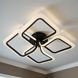 LED-світильник стельовий Diasha WG5146/4BK 65W, 4 модулі, 3 кольори світла, 56×56 см - мініатюра 2