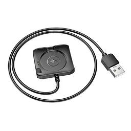 Магнітний USB кабель для заряджання смарт годинника Hoco Y28 60 см Black (37047_3610139)