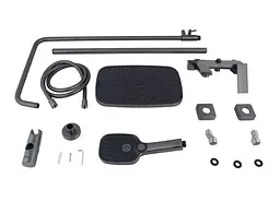 Душова система універсальна Qtap Gemini Gunmetal Black PVD з виливом QTGEM111GMB45688 - мініатюра 8