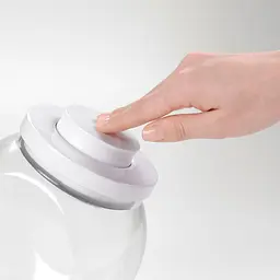 Контейнер для печива Oxo Good Grips POP із кришкою, 2,8 л, прозорий з білим (1128580) - мініатюра 2