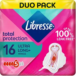 Прокладки гігієнічні Libresse Ultra Long 16 шт.