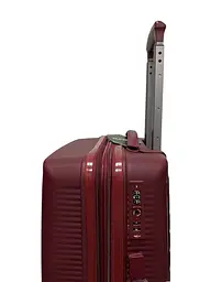Валіза мала ручна поклажа Milano bag 050 поліпропілен S Бордовий - мініатюра 4