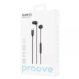 Навушники Proove дротові Scape C1 Type-C чорні - мініатюра 2