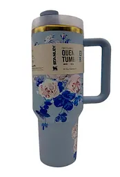Термокухоль Stanley Quencher H2.0 Tumbler з неіржавкої сталі 1,18 л Blue Rose Edition KT7001938