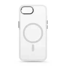 Чехол Apple iPhone 16e/17e, Unit MagSafe, белый, прозрачный, магсейф, противоударный, магнитный, панель-накладка с поддержкой MagSafe, с поддержкой беспроводной зарядки, TPU+PC, защита всего корпуса, ударопрочный, ArmorStandart (ARM83877)