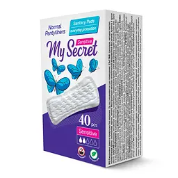 Щоденні гігієнічні прокладки Ziaja My Secret Sensetive Daily Anatomic 40 шт. - мініатюра 4