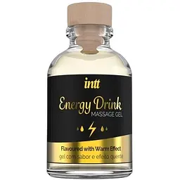 Зігрівальний масажний гель Intt Energy Drink 30 мл - мініатюра 2