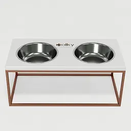Hollky Base XL20 — миски на підставці для великих собак (2 × 1,8 л) - мініатюра 5