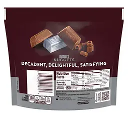 Цукерки шоколадні Hershey's Nuggets Milk Chocolate 289 г - мініатюра 2