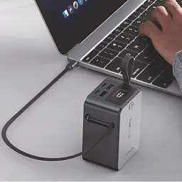 Павербанк Titanum WP049 PD70W 20000mAh сірий (TPB-WP049-G) - мініатюра 12