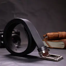 Шкіряний чоловічий ремінь GRANDE PELLE 3,4х120 см acs0026896 - мініатюра 7