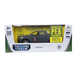Машина TechnoDrive серії Шеврони Героїв - Toyota Hilux - ОШБр НПУ Лють (KM6118F) - мініатюра 5
