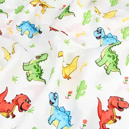 Фланелеві пелюшки 80х100 COLORFUL DINO COSAS (4822052435939) - мініатюра 3