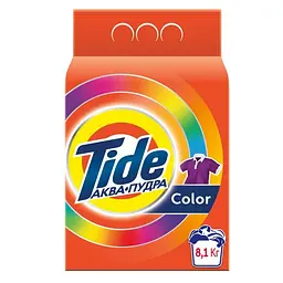 Пральний порошок Tide Аква-Пудра Color 16.2 кг (2 шт. x 8.1 кг) - мініатюра 2