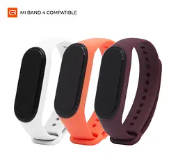 Комплект силіконових ремінців для фітнес браслетів Xiaomi Mi Band 3/4, Silicone, pop soda, зі зручною застібкою, на фітнес трекер та смарт годинник, ArmorStandart (ARM56667)